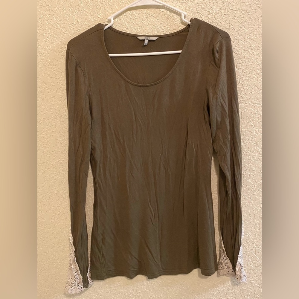 BKE Crochet Sleeve Blouse